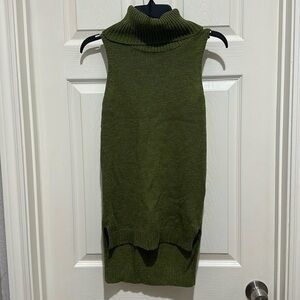 DEREK HEART WOMEN’S SLEEVELESS TURTLENECK TOP SIZE M